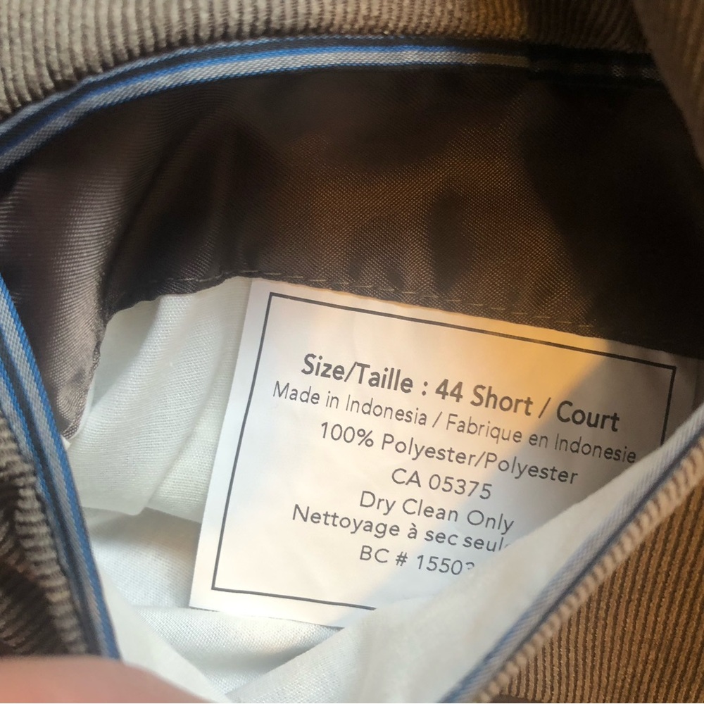 Pronto Uomo Blue Grey Taupe Blazer - Picture 10 of 13